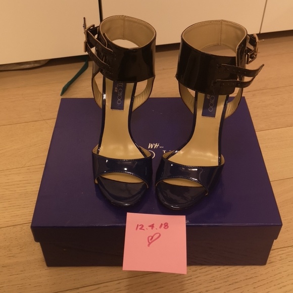 Jimmy Choo for HM Bondage peep-toe Stilettos - Picture 8 of 8